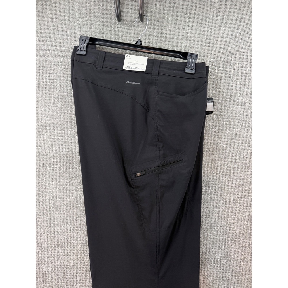 Eddie Bauer First Ascent Guide Pro Pant Womens 26W Black Hiking UPF 50 Stretch